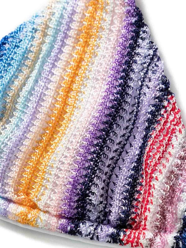 Striped Triangle Bikini Set shop online: MISSONI