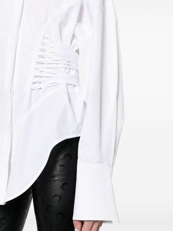 MUGLER buy online Cotton Bustier Shirt