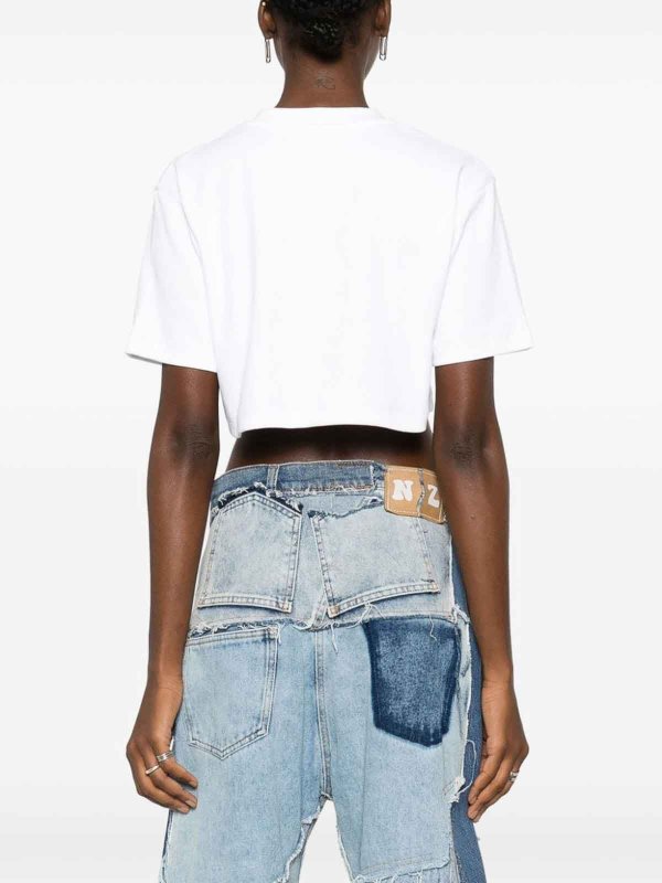 OFF-WHITE: T-shirts online - T-Shirt - Blanc