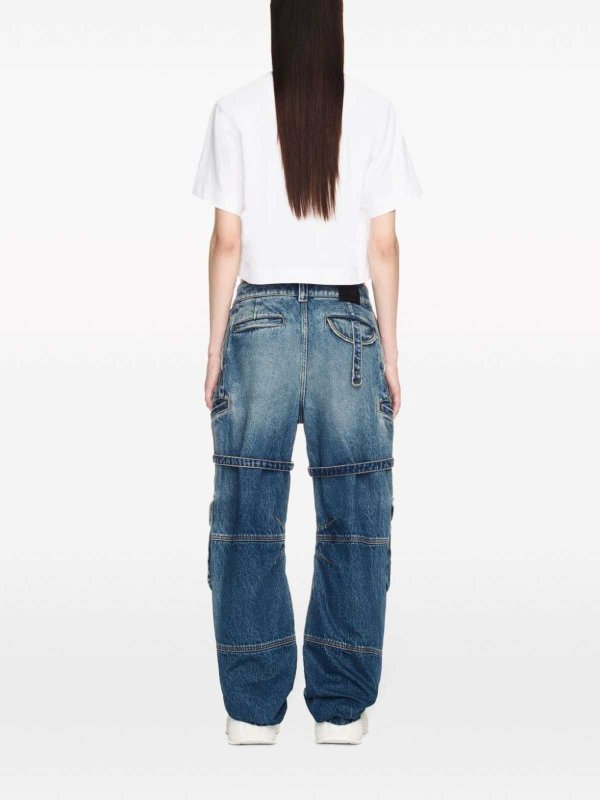 The Best Shops OFF-WHITE: Bootcut - Bootcut Jeans - Blau