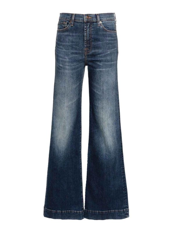 SEVEN: Bootcut - Bootcut Jeans - Blau