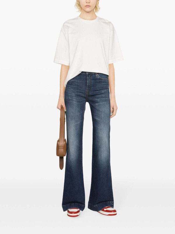 The Best Shops SEVEN: Bootcut - Bootcut Jeans - Blau