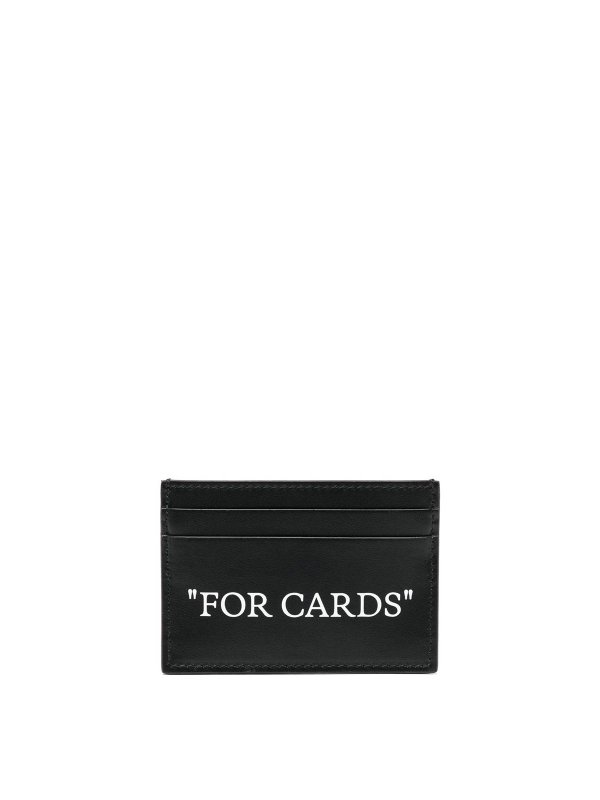 OFF-WHITE: Portefeuilles - Portefeuilles - Noir