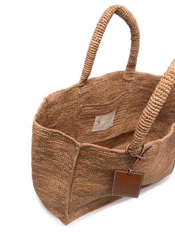 MANEBI buy online Sunset Large Raffia Tote Bag