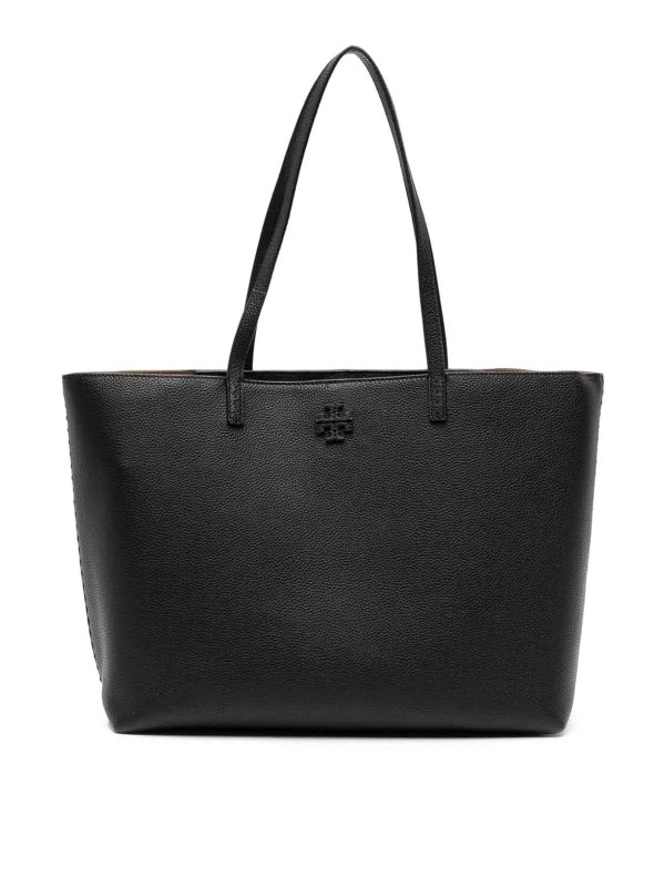 TORY BURCH: cross body bags - Mcgraw Leather Tote Bag