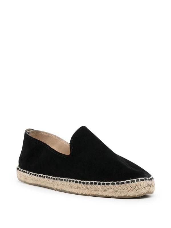 MANEBI: espadrilles online - Hamptons Suede Espadrilles