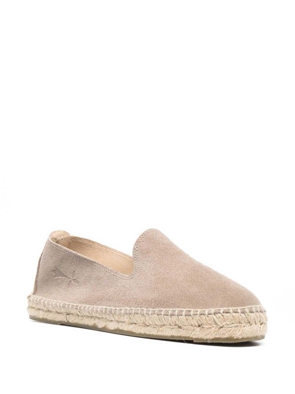 MANEBI: espadrilles online - Hamptons Suede Espadrilles