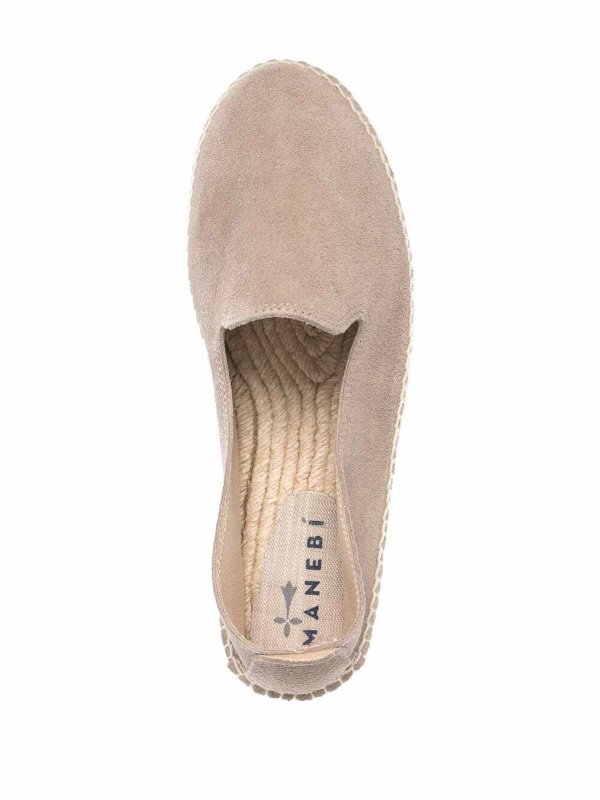 The Best Shops MANEBI: espadrilles - Hamptons Suede Espadrilles