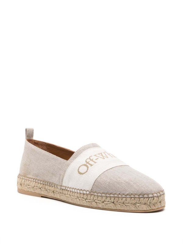 The Best Shops OFF-WHITE: espadrilles - Linen Espadrilles