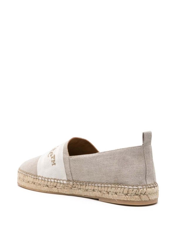 Linen Espadrilles shop online: OFF-WHITE