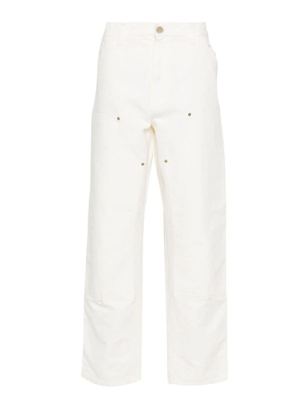 CARHARTT: カジュアルトラウザー - カジュアルパンツ - 白