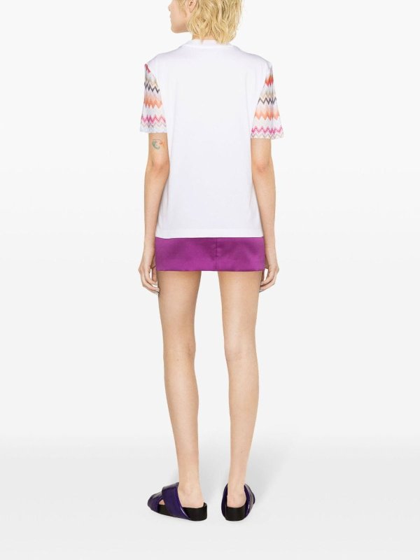 Zig Zag Pattern T-Shirt shop online: MISSONI