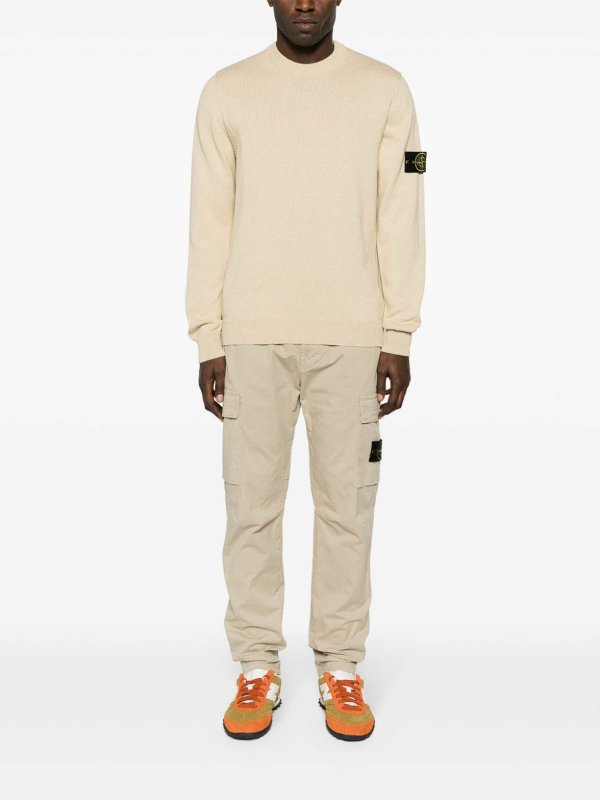 STONE ISLAND: casual trousers online - Trousers With Patch