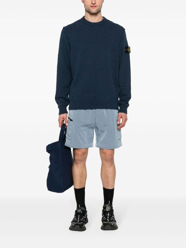 STONE ISLAND buy online Rundhalspullover - Blau