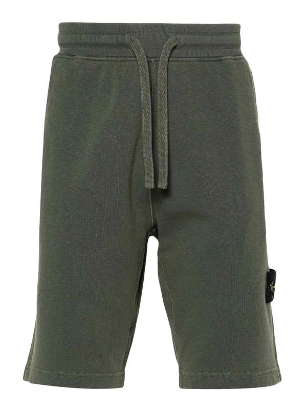 STONE ISLAND: pantaloni shorts - Pantaloncini da tuta