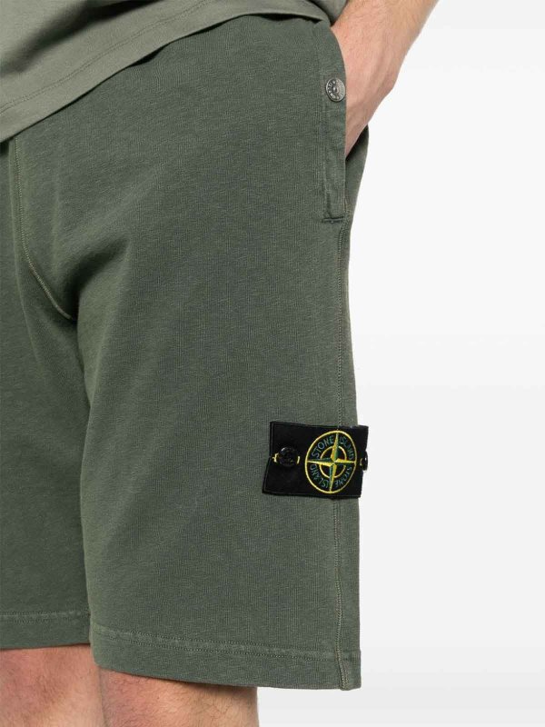STONE ISLAND: pantaloni shorts online - Pantaloncini da tuta