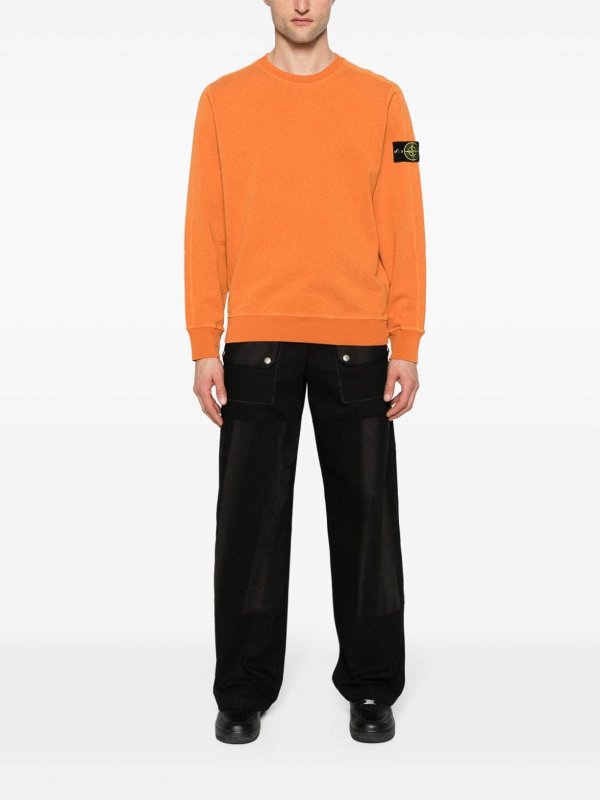 Sweatshirt With Patch shop online: STONE ISLAND