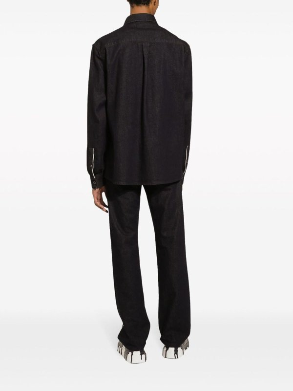 シャツ - ブルー shop online: DOLCE & GABBANA