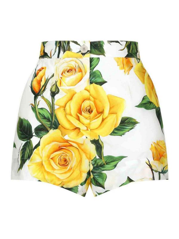 DOLCE & GABBANA: トラウザーショーツ - ショートパンツ - マルチカラー