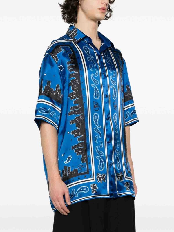 The Best Shops OFF-WHITE: shirts - Bandana Print Shirt