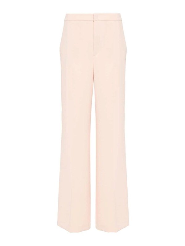 TWINSET: casual trousers - Wide Leg Trousers