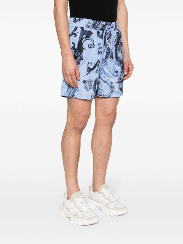 Versace Jeans Couture: Hosen Shorts online - Shorts - Hellblau