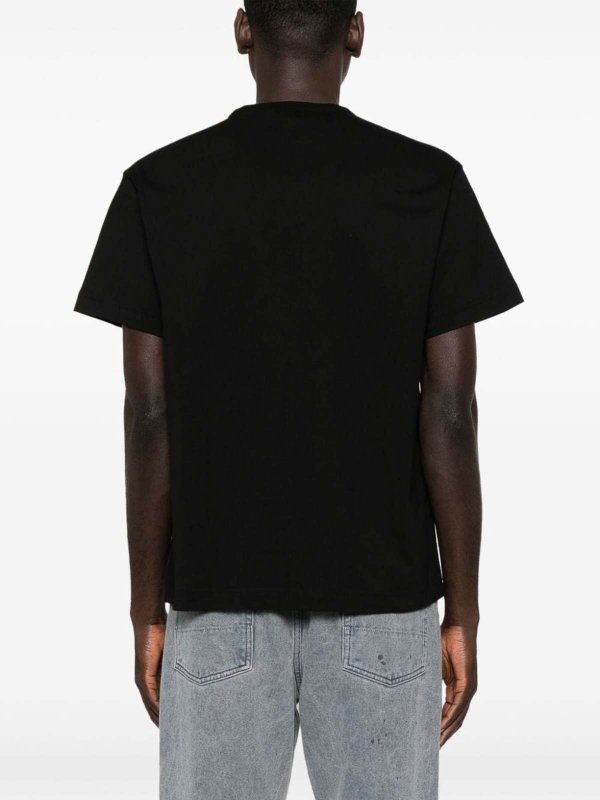 Versace Jeans Couture: t-shirts online - T-Shirt With Rhinestone Details