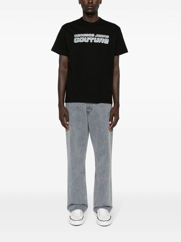 Versace Jeans Couture buy online T-Shirt With Rhinestone Details