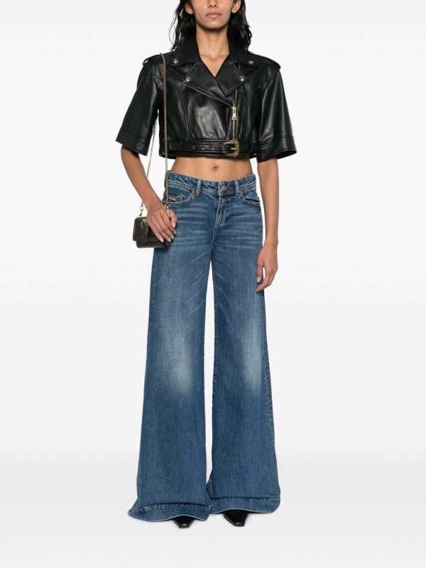 Hardware Leather Jacket shop online: Versace Jeans Couture