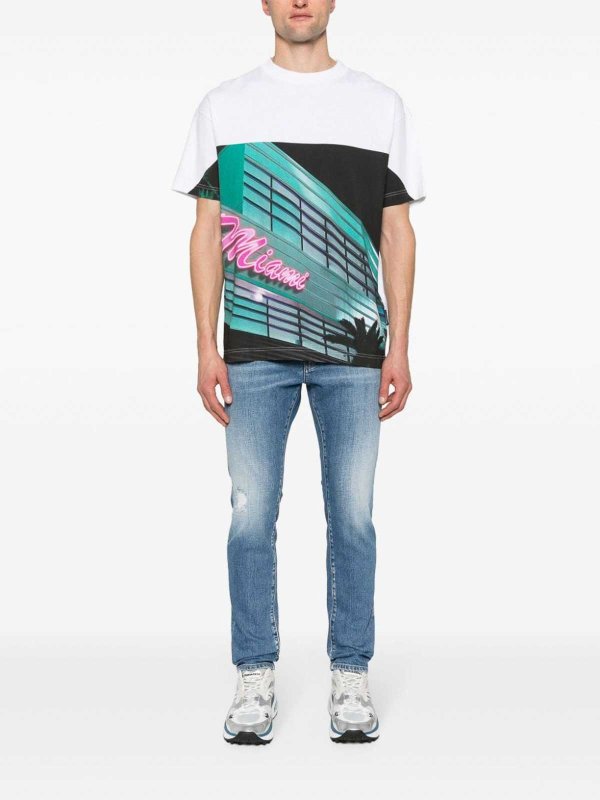 Faded Effect Jeans shop online: DSQUARED2