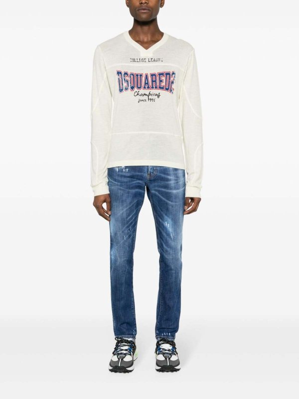 The Best Shops DSQUARED2: Bootcut - Bootcut Jeans - Blau