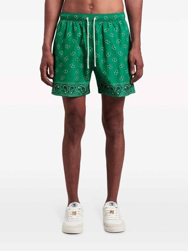 The Best Shops Palm Angels: Badeanzüge und Badehosen - Badeanzug - Grün