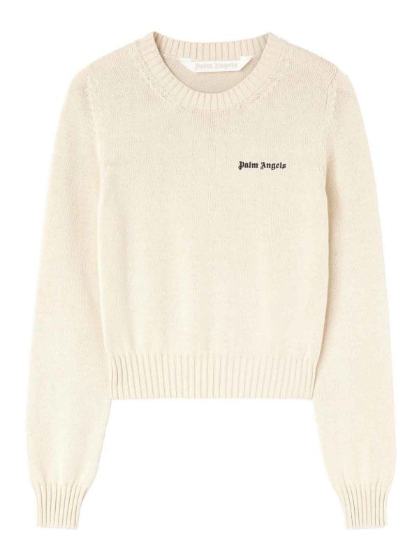 Palm Angels: Camisetas - Camiseta - Beis