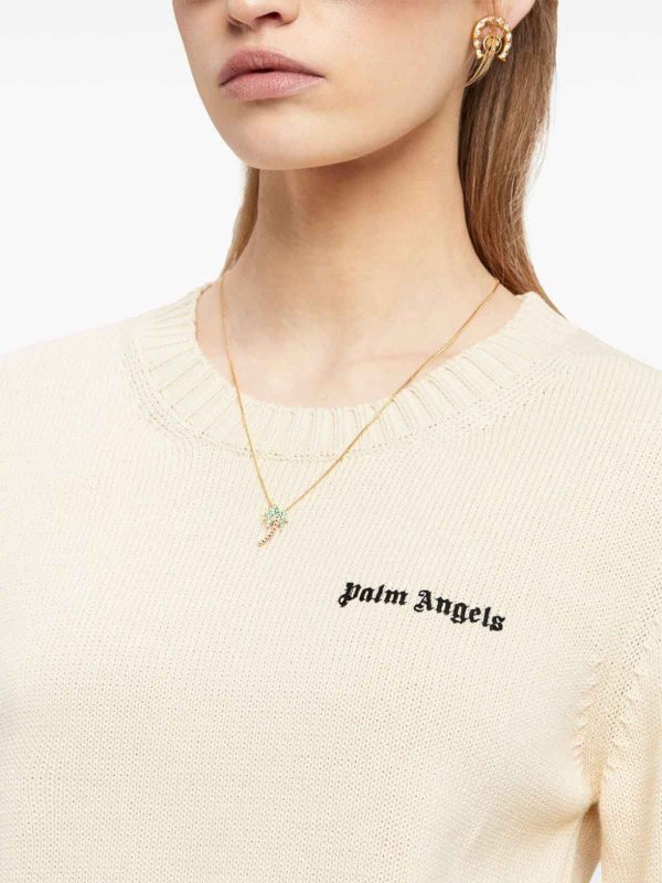 Palm Angels: Camisetas online - Camiseta - Beis