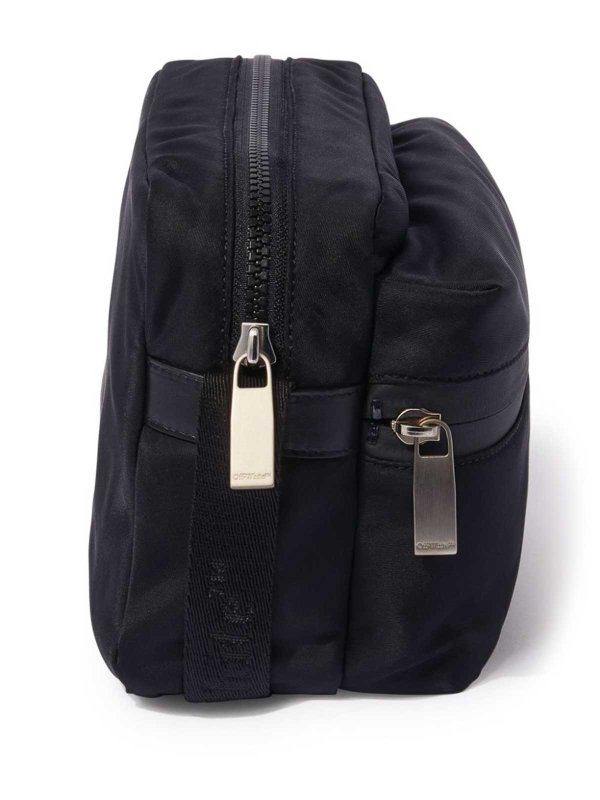 OFF-WHITE: shoulder bags online - Logo Print Shoulder Bag