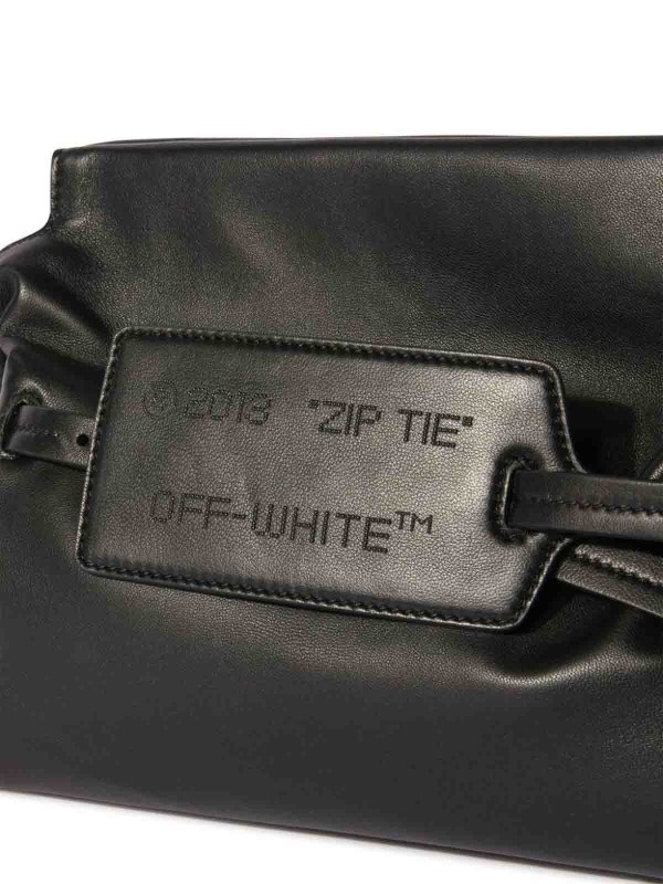 The Best Shops OFF-WHITE: クラッチバッグ - クラッチバッグ - 黒