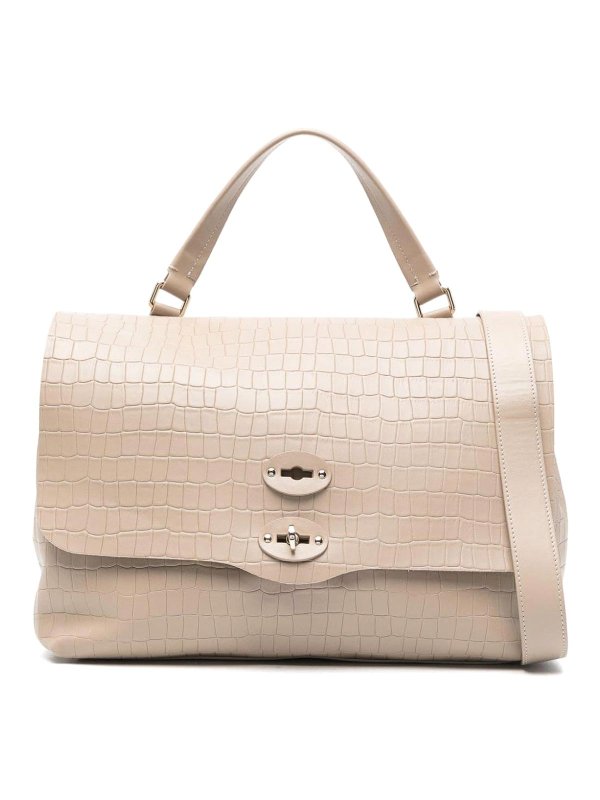 ZANELLATO: borse a tracolla - Borsa postina media beige