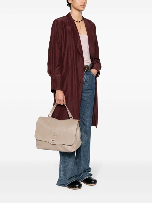 The Best Shops ZANELLATO: borse a tracolla - Borsa postina media beige