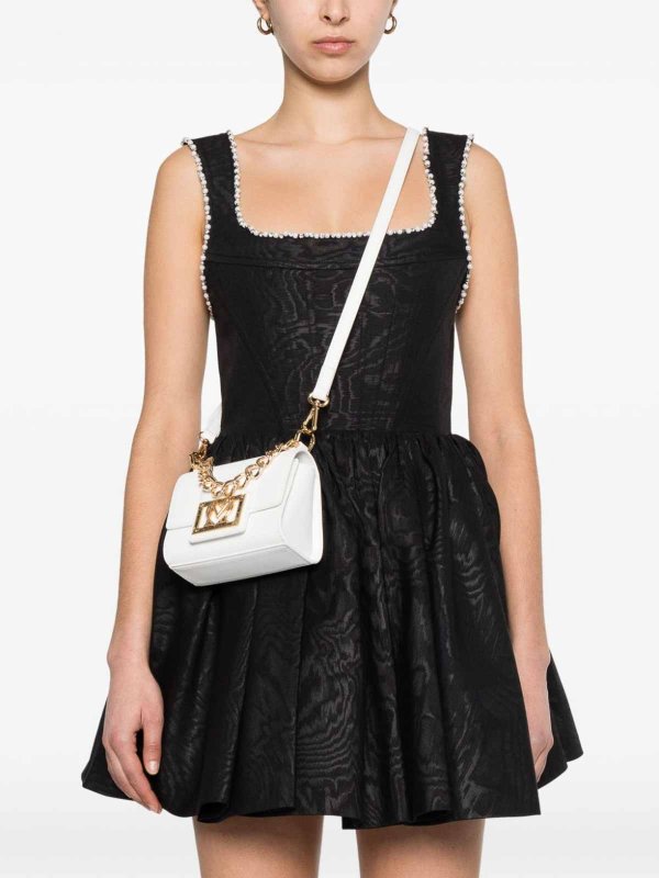 White Textured Bag shop online: MOSCHINO