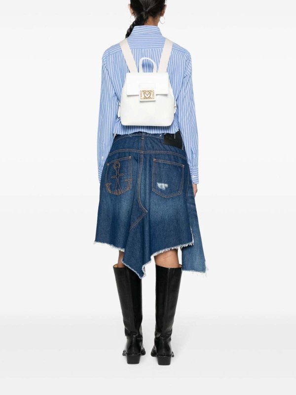 MOSCHINO buy online White Drawstring Backpack