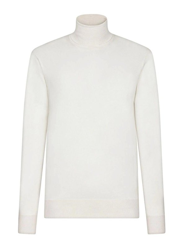 DOLCE & GABBANA: Rollkragenpullover  und Polo-Ausschnitt - Rollkragenpullover - Beige