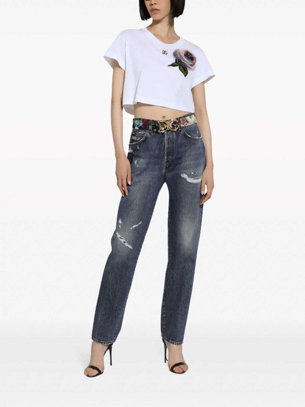 DOLCE & GABBANA: Straight Leg Jeans online - Straight Leg Jeans