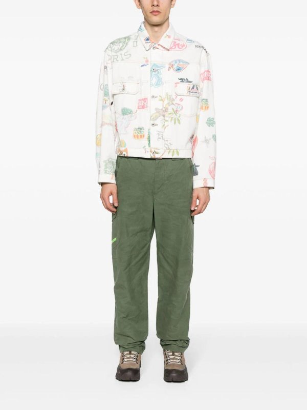 KENZO: casual jackets online - Drawn Varsity Jacket