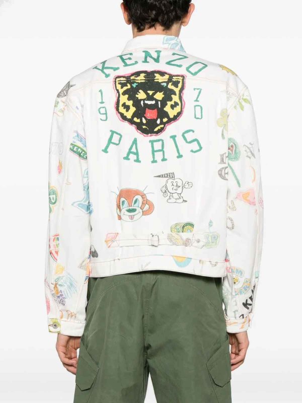 Drawn Varsity Jacket shop online: KENZO
