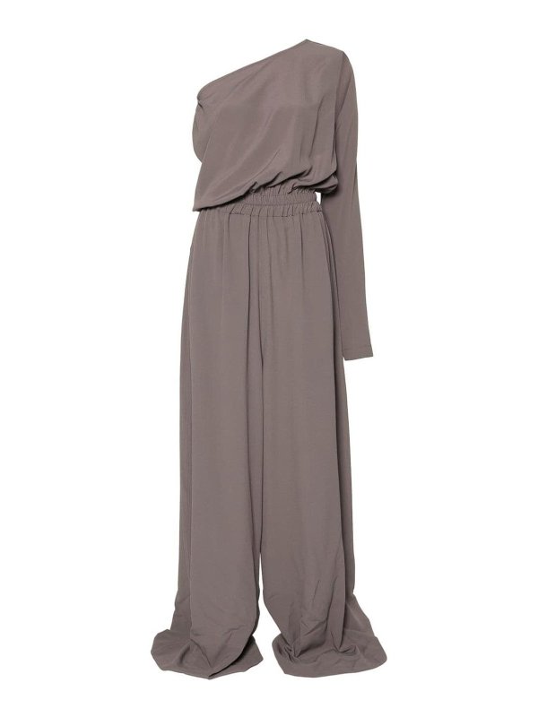 RICK OWENS: jumpsuits - One-Shoulder Jumpsuit