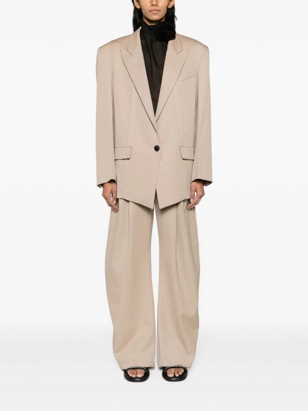 Modello blazer oversize con revers a lancia shop online: The Attico