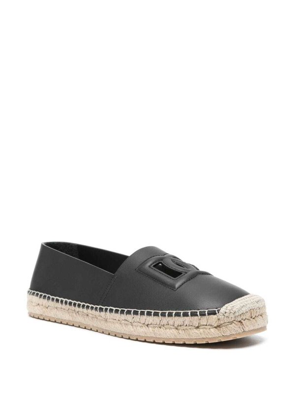 DOLCE & GABBANA: espadrilles online - Espadrilles With Embossed Logo