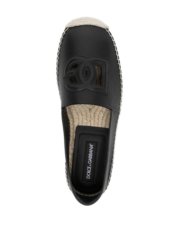 Espadrilles With Embossed Logo shop online: DOLCE & GABBANA