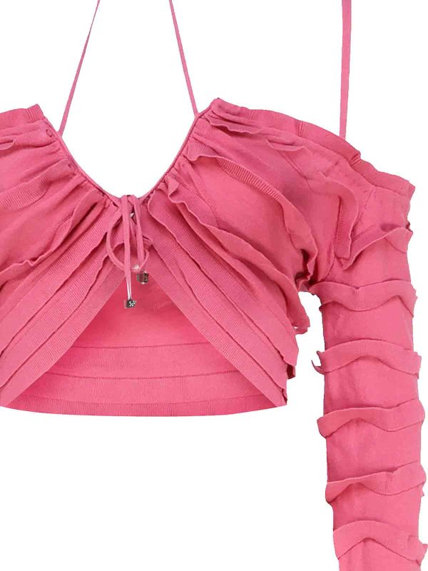 The Best Shops BLUMARINE: Tops y camisetas sin mangas - Top - Color Carne Y Neutral