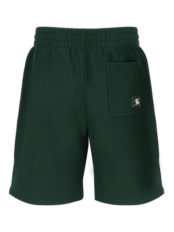 BURBERRY: トラウザーショーツ online - ショートパンツ - ダークグリーン